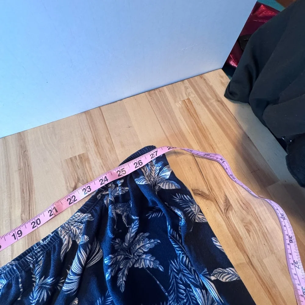 Secret Treasures 3X Tropical Print Lounge Shorts Elastic Waist Plus Size